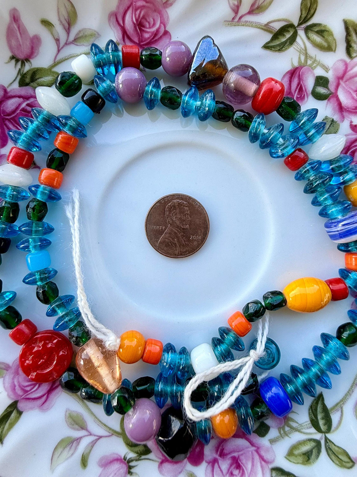 24” Nomad Mix | Assorted Glass Bead Strand | Mixed Shapes & Colors | Jewelry Making Supplies